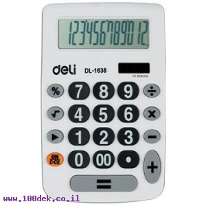 מחשבון שולחני DELI 1638