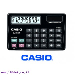 מחשבון כיס סולארי לחישוב תעריפים CASIO SL-787LT
