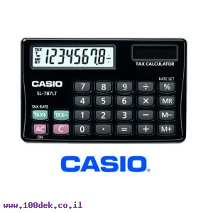 מחשבון כיס סולארי לחישוב תעריפים CASIO SL-787LT