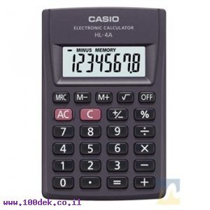 מחשבון כיס CASIO HL-4A