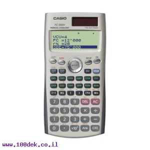 מחשבון פיננסי CASIO FC-200V