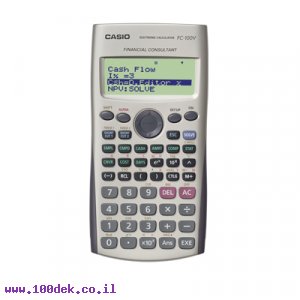 מחשבון פיננסי CASIO FC-100V
