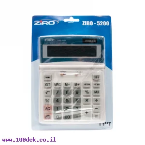 מחשבון שולחני ZIRO 5200 TAX