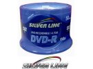 תמונה של מוצר  דיסק לצריבה DVD-R 4.7 GB X16 של SilverLine מארז של 50 יחידות