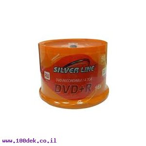 דיסק לצריבה DVD+ 4.7GB - סילבר ליין יחי 25