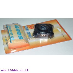 רכזת USB 4 יציאות ללא ספק
