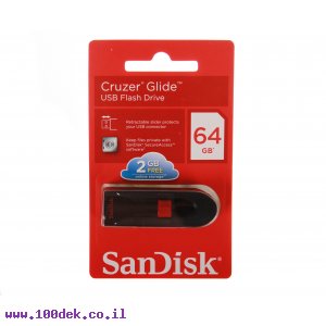 זכרון נייד (דיסק און קי) SanDisk 64GB