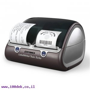 מדפסת כפולה דיימו  label wirter 400 turbo twin הדפסה תרמית ישירה על מדבקות נייר