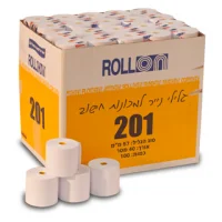 גליל נייר ברוחב 57 מ"מ, עובי 60 גרם - אורך 40 מטר