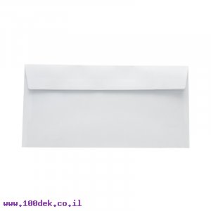 מעטפה לבנה 11x23 ס"מ - 100 יחידות