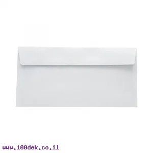 מעטפה לבנה 11x23 ס"מ - 100 יחידות