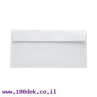מעטפה לבנה 11.4x16.2 ס"מ (תקן) - 100 יחידות