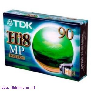 קלטות למצלמה  P5-90 HMP HI8  TDK