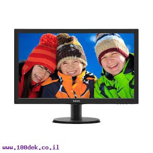 מסך פיליפס VGA DVI 23.6 1:10M 8MS spkr