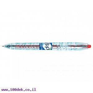 עט ג'ל פיילוט Pilot B2P - אדום 0.5 מ"מ