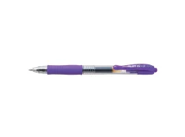 תמונה של מוצר עט ג'ל עם לחצן פיילוט Pilot G2 - סגול 0.5 מ"מ