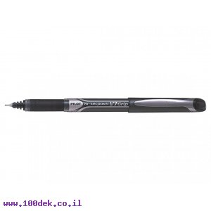 עט ראש סיכה פיילוט טקפוינט Pilot V7 גריפ - שחור 0.7 מ"מ