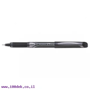 עט ראש סיכה פיילוט טקפוינט Pilot V7 גריפ - שחור 0.7 מ"מ