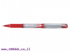 תמונה של מוצר עט רולר פיילוט Pilot V-BALL גריפ - אדום 0.7 מ"מ