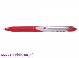 תמונה של מוצר עט רולר עם לחצן פיילוט Pilot V-BALL RT - אדום 0.5 מ"מ