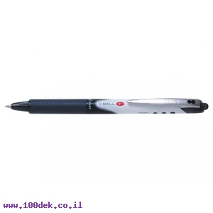עט רולר עם לחצן פיילוט Pilot V-BALL RT - שחור 0.5 מ"מ
