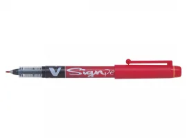 תמונה של מוצר עט ראש לבד פיילוט Pilot V-SIGNPEN - אדום 0.5 מ"מ