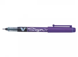 תמונה של מוצר עט ראש לבד פיילוט Pilot V-SIGNPEN - סגול 0.5 מ"מ