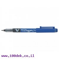 עט ראש לבד פיילוט Pilot V-SIGNPEN - כחול 0.5 מ"מ