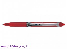 תמונה של מוצר עט ראש סיכה עם לחצן פיילוט Pilot V7 RT - אדום 0.7 מ"מ