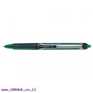 עט ראש סיכה עם לחצן פיילוט Pilot V7 RT - ירוק 0.7 מ"מ