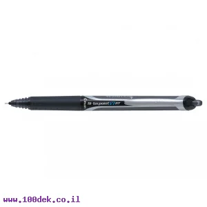 עט ראש סיכה עם לחצן פיילוט Pilot V7 RT - שחור 0.7 מ"מ