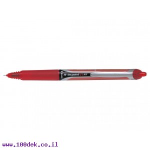 עט ראש סיכה עם לחצן פיילוט Pilot V5 RT - אדום 0.5 מ"מ