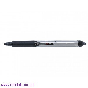 עט ראש סיכה עם לחצן פיילוט Pilot V5 RT - שחור 0.5 מ"מ