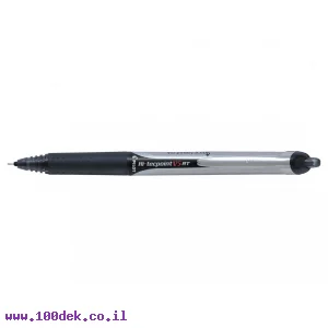 עט ראש סיכה עם לחצן פיילוט Pilot V5 RT - שחור 0.5 מ"מ