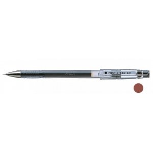 עט ג'ל פיילוט Pilot G-TEC-C4 - חום 0.4 מ"מ