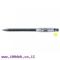 עט ג'ל פיילוט Pilot G-TEC-C4 - צהוב 0.4 מ"מ