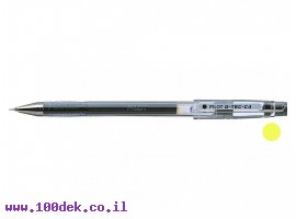 תמונה של מוצר עט ג'ל פיילוט Pilot G-TEC-C4 - צהוב 0.4 מ"מ