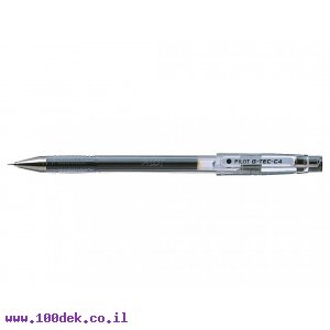 עט ג'ל פיילוט Pilot G-TEC-C4 - שחור 0.4 מ"מ