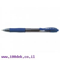 עט ג'ל עם לחצן פיילוט Pilot G2 - כחול 1.0 מ"מ