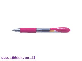 תמונה של מוצר עט ג'ל עם לחצן פיילוט Pilot G2 - ורוד 0.5 מ"מ
