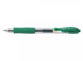 תמונה של מוצר עט ג'ל עם לחצן פיילוט Pilot G2 - ירוק 0.5 מ"מ