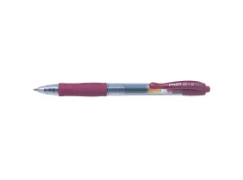 תמונה של מוצר עט ג'ל עם לחצן פיילוט Pilot G2 - מג'נטה 0.5 מ"מ