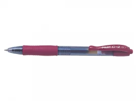 תמונה של מוצר עט ג'ל עם לחצן פיילוט Pilot G2 - מג'נטה 0.7 מ"מ