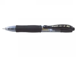 תמונה של מוצר עט ג'ל מיני עם לחצן פיילוט Pilot G2 PIXIE - שחור 0.7 מ"מ