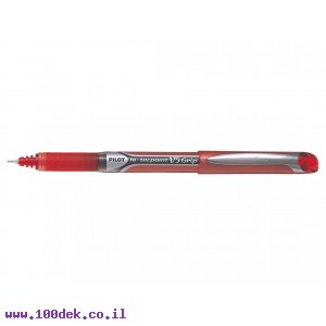 עט ראש סיכה פיילוט טקפוינט Pilot V5 גריפ - אדום 0.5 מ"מ