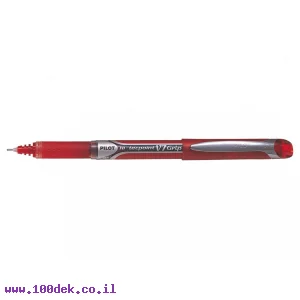 עט ראש סיכה פיילוט טקפוינט Pilot V7 גריפ - אדום 0.7 מ"מ