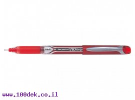 תמונה של מוצר עט ראש סיכה פיילוט טקפוינט Pilot V10 גריפ - אדום 1.0 מ"מ