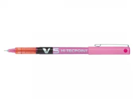 תמונה של מוצר עט ראש סיכה פיילוט Pilot V5 הקלאסי - ורוד פסטל 0.5 מ"מ