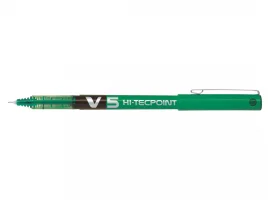 תמונה של מוצר עט ראש סיכה פיילוט Pilot V5 הקלאסי - ירוק 0.5 מ"מ