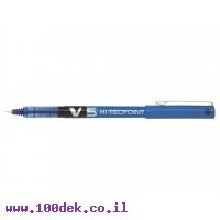 עט ראש סיכה פיילוט Pilot V5 הקלאסי - כחול 0.5 מ"מ
